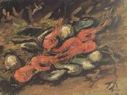 Vincent Van Gogh Still life wtih Mussels and Shrimps (nn04) oil painting picture wholesale
